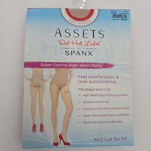 Assets Red Hot Label Spanx Barest‎ Size 6 Plus Shaper Brief Panty